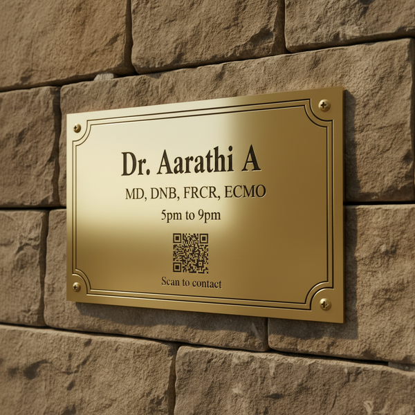 Solid Brass Frame